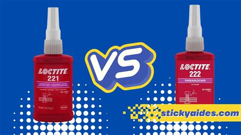 loctite 221 vs 222